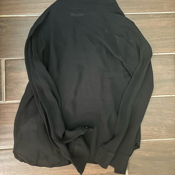 Reformation Violet Sheer Blouse Sz S - Picture 5 of 5